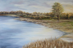 see ruhig wasser landschaft �lbild haike espenhain