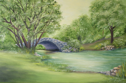 am weiher landschaft wasser gr�n �lbild haike espenhain