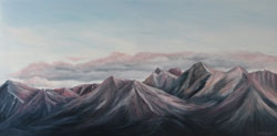 dolomiten abendlich berge �lbild haike espenhain