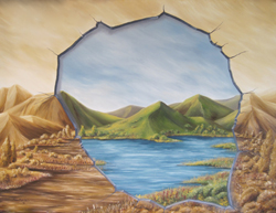 stell dir vor keine unterschiede landschaft durchbruch