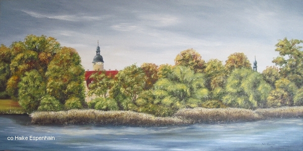 Blick auf Schloss Machern