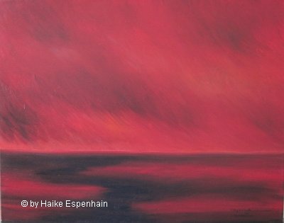 Landschaft in Rot I